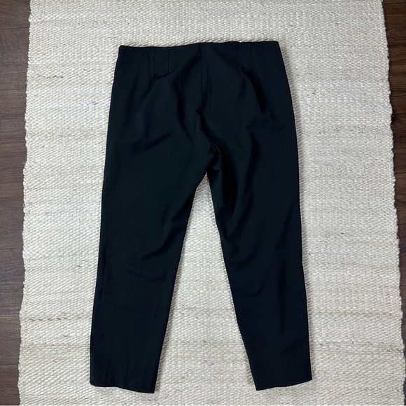 Theory Sz 12 Black Work Pant  Side Zip - Picture 13 of 13